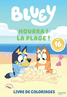 Bluey - Livre de coloriages - Hourra ! La plage !