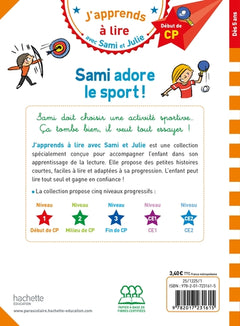 Sami et Julie CP niveau 1  Sami adore le sport