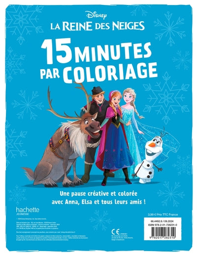 La reine des neiges - 15 minutes par coloriage