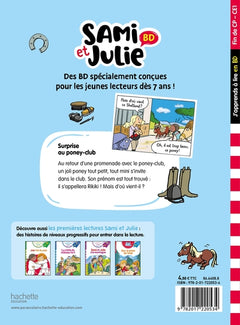 Sami et Julie BD Fin de CP-CE1 - Surprise au poney club !