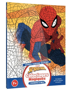 Spider-Man - Coloriages magiques - Trompe-l'oeil (7+) - Héros contre Vilains