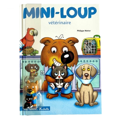 Mini-Loup vétérinaire avec figurine