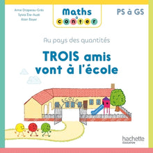 Trois amis vont à l'école