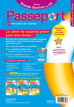 Passeport Maternelle - De la Grande Section au CP (5-6 ans)
