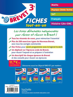 Objectif Brevet Fiches Tout-en-un 2025