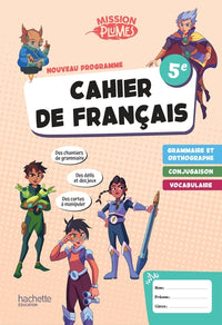 Mission Plumes 5e - Cahier élève - Ed. 2026