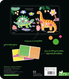 Gommettes rondes Dinosaures