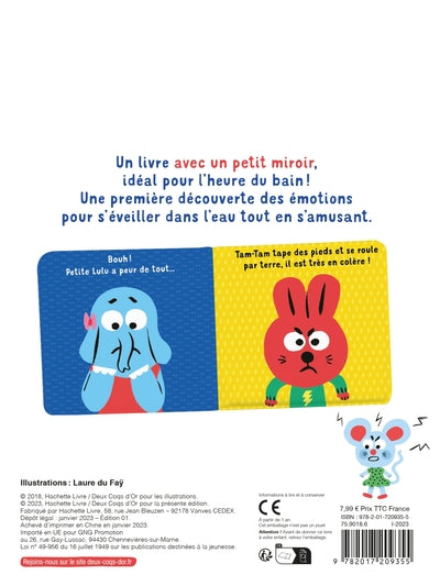 Mon livre bain - Mes petites émotions