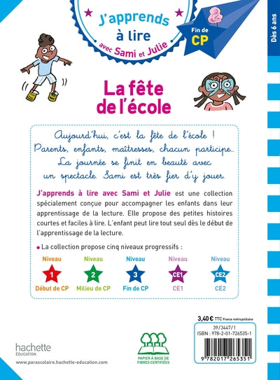 Sami et Julie CP niveau 3 La fête de l'école