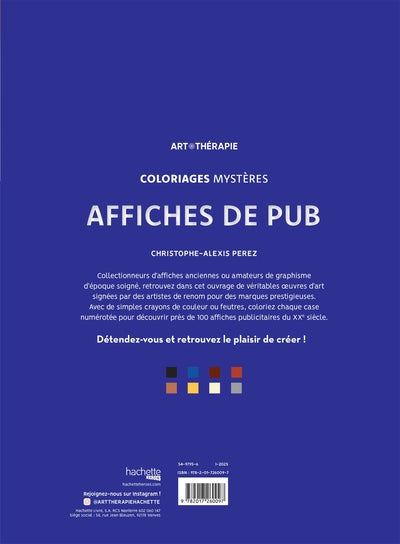 Coloriages mystères - Affiches de pub