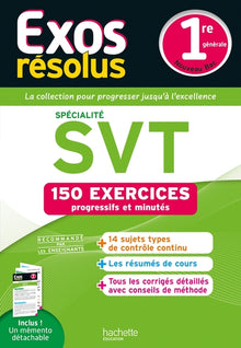 Exos résolus spécialité SVT 1re