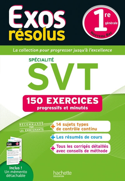 Exos résolus spécialité SVT 1re