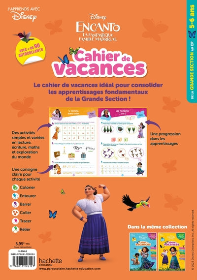 Disney - Encanto - De la Grande Section au CP - Cahier de vacances 2025