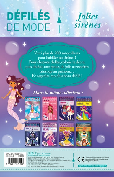 Jolies sirènes - bloc à spirale