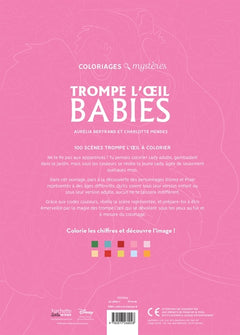 Coloriages mystères Disney - Trompe l'oeil Babies