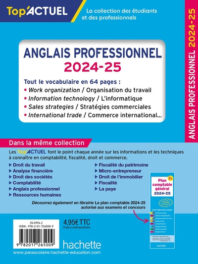 Top'Actuel Anglais professionnel
