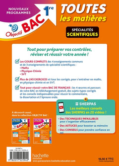 Objectif Bac 2024 - 1re Spécialités scientifiques