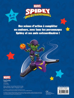 SPIDEY ET SES AMIS EXTRAORDINAIRES - Coloriage Géant - L'aventure à colorier - MARVEL