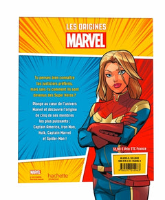 MARVEL - Les Origines des Super Héros - Spider-Man, Hulk, Iron-Man, Captain Marvel, Captain America