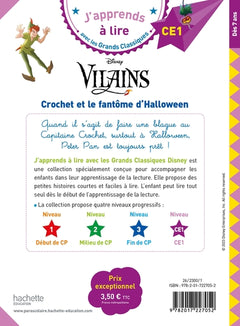 Disney Vilains - Crochet et le fantôme d'Halloween, CE1