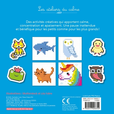 Colos et autocollants pixels animaux