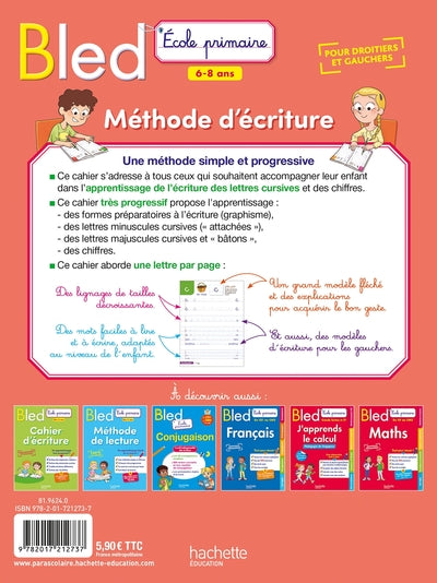 Bled Méthode d'écriture 6-8 ans