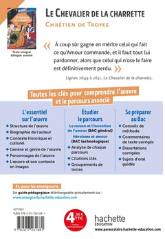 BiblioLycée - Le Chevalier de la Charrette, Chrétien de Troyes - BAC 2027