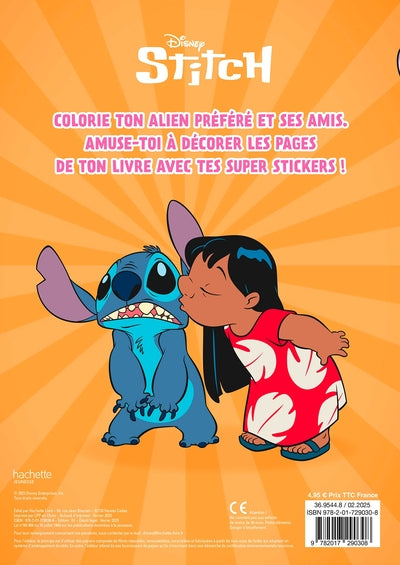 Stitch - Mes coloriages avec stickers