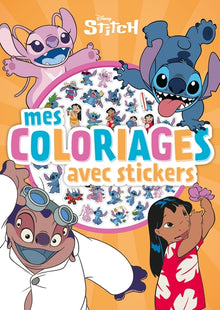 Stitch - Mes coloriages avec stickers