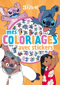 Stitch - Mes coloriages avec stickers