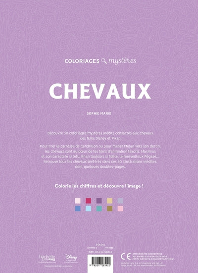 Coloriages mystères Disney - Chevaux
