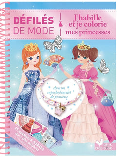 Défilés de mode - J'habille et je colorie mes princesses
