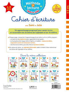Sami et Julie Cahier d'écriture 6-8 ans