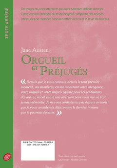 Orgueil et préjugés - Edition abrégée