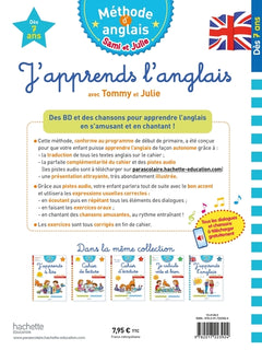 J'apprends l'anglais avec Tommy et Julie Dès 7 ans
