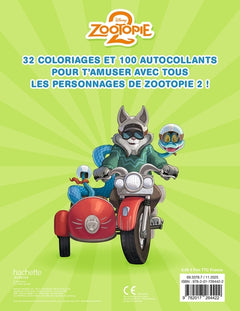 ZOOTOPIE 2 - Mes colos + autocollants - Disney