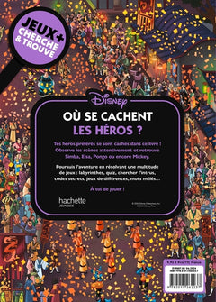DISNEY - Où se cachent les héros ? - Jeux + Cherche et trouve