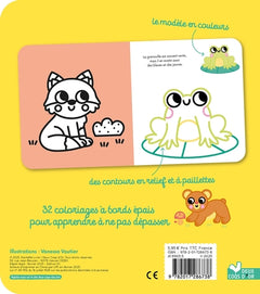 Coloriages à bords pailletés - Sacha le koala