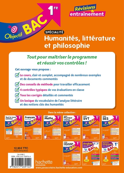 Objectif BAC 1re spécialité HLP BAC 2026