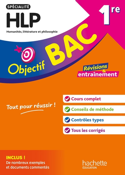 Objectif BAC 1re spécialité HLP BAC 2026