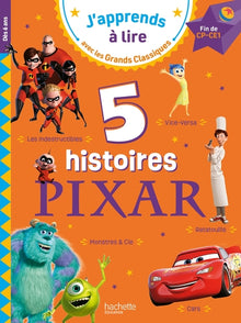 Disney - 5 histoires Pixar - Fin CP-CE1