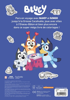 Bluey -  Super méga livre de coloriages