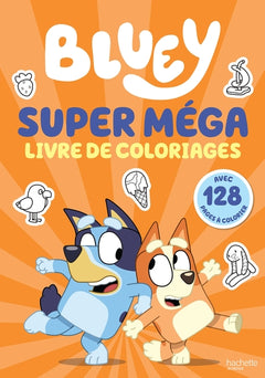 Bluey -  Super méga livre de coloriages