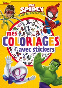 Spidey et ses amis extraordinaires - Mes coloriages avec stickers