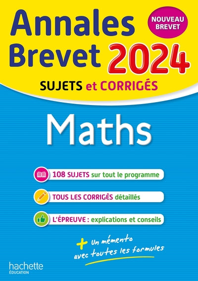 Annales Brevet 2024 - Maths