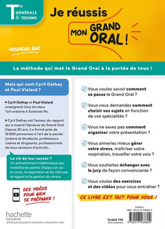 Je réussis mon Grand Oral Bac 2025 Tles générale et technologiques