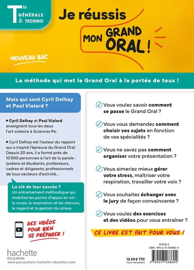 Je réussis mon Grand Oral Bac 2025 Tles générale et technologiques