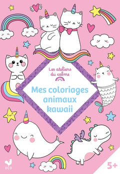Mes coloriages animaux kawaii