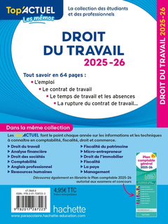 Top'Actuel Droit du travail  2025-2026