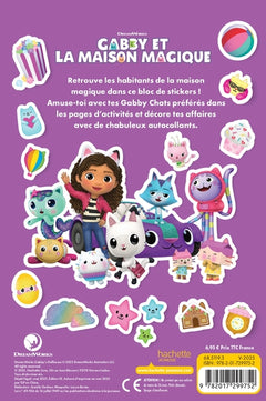 Gabby et la maison magique - Bloc de stickers et activités